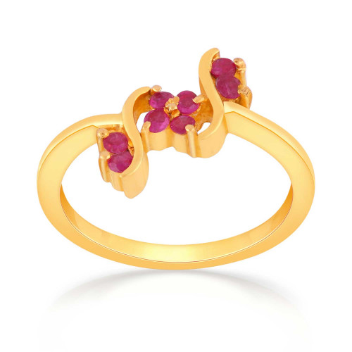 Precia Gemstone Studded Casual Gold Ring HBDAAAABDWEN