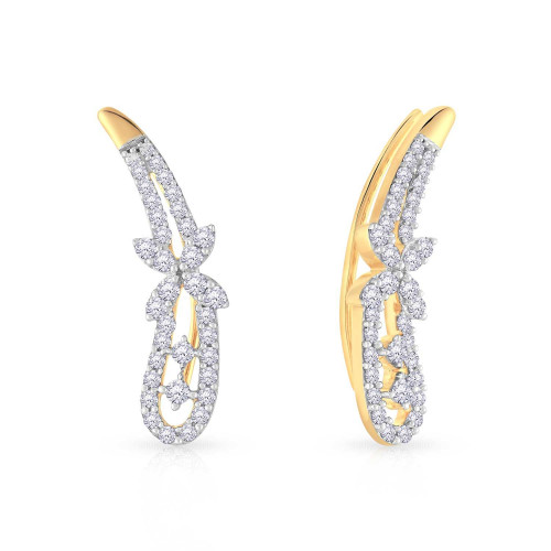 Mine Diamond Studded Studs Gold Earring IJERC01372XX
