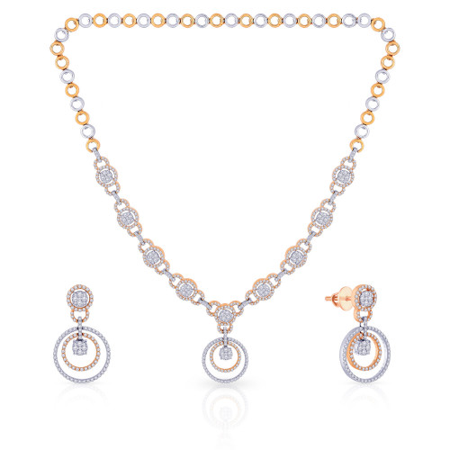 Mine Diamond Necklace Set IJNIJNBX00269