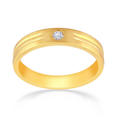 Mine Diamond Solo Stone Gold Band For Women'S