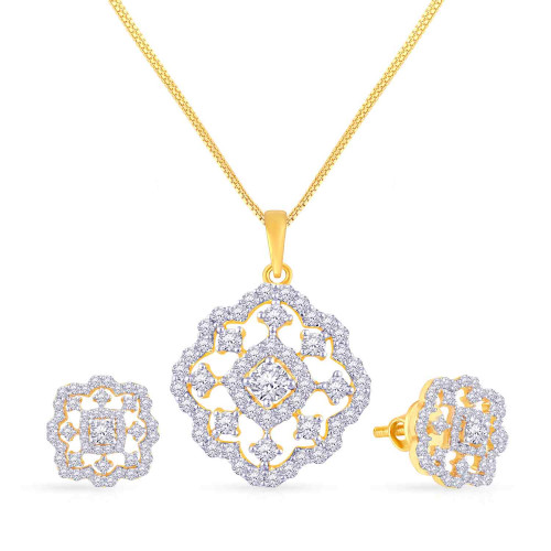 Mine Diamond Pendant Set KPJPF075206GS