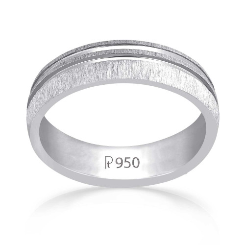 Mine Platinum Ring For Men KRJRM0065XX