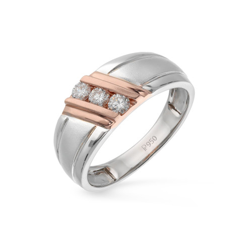 Mine Platinum Ring For Men KRJRM91870Q
