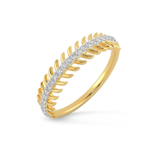 Mine Diamond Studded Eternity Gold Ring MBRG00677