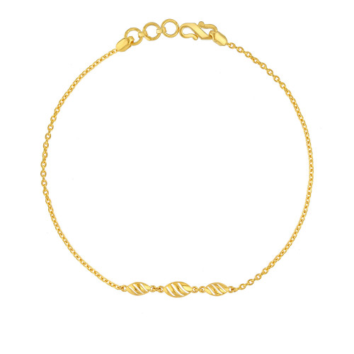 Malabar 22 KT Gold Studded Loose Bracelet MGFNOBR0150