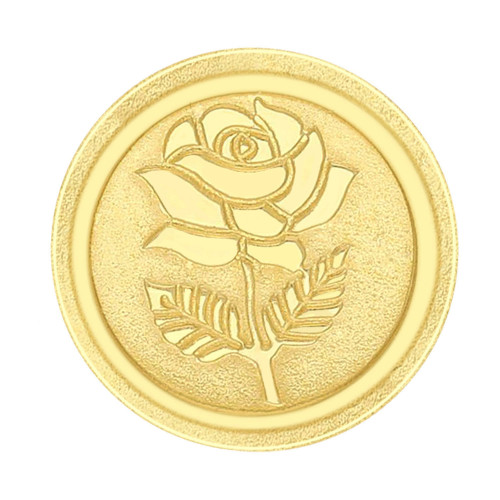 Malabar Gold 24k 999 Purity Rose 0.5g Gold Coin