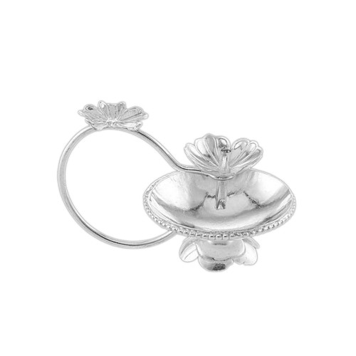 92.5 Purity Silver Leaf Diya MGSA92FD16