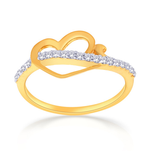 Malabar 22 KT Gold Studded Casual Ring MHAAAAAAAAFU