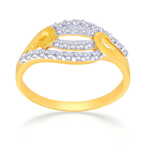 Malabar 22 KT Gold Studded Casual Ring MHAAAAAAAYIY