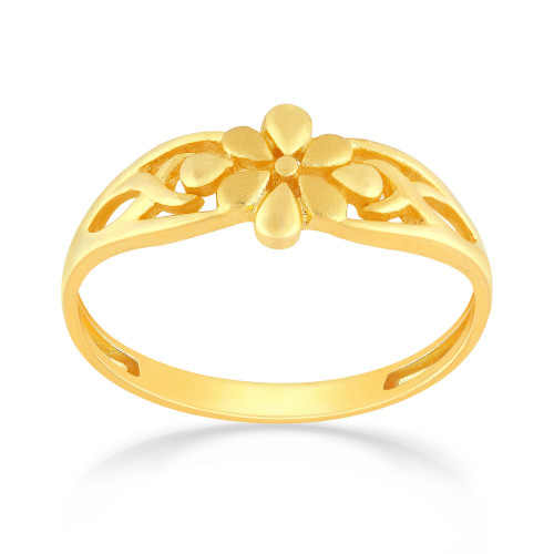 Malabar 22 KT Gold Studded Casual Ring MHAAAAAAEOOK
