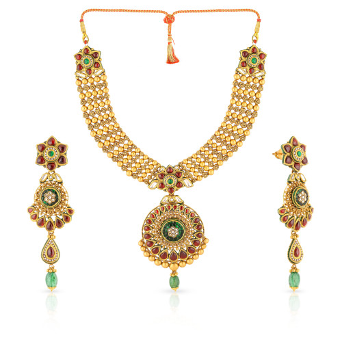 Ethnix Gold Necklace Set MHAAAAAATMSZ