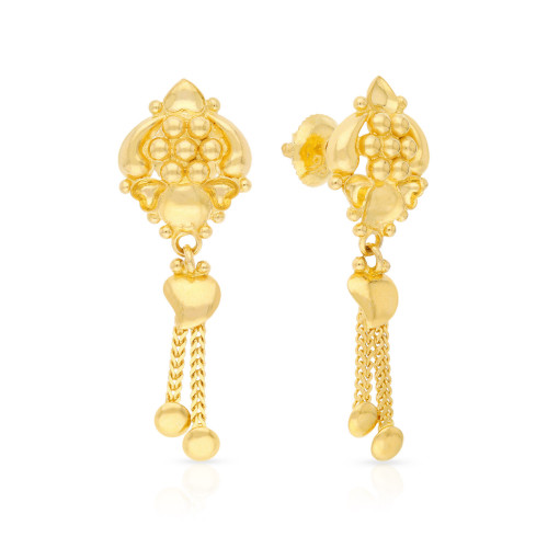 gold earrings under 10000 malabar gold