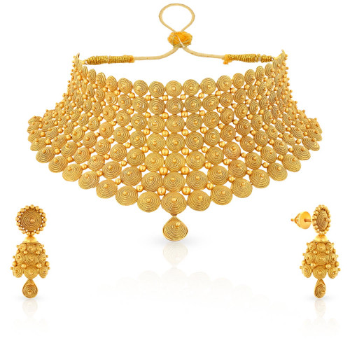 Malabar Gold Choker Necklace Set MHAAAACLCSCY