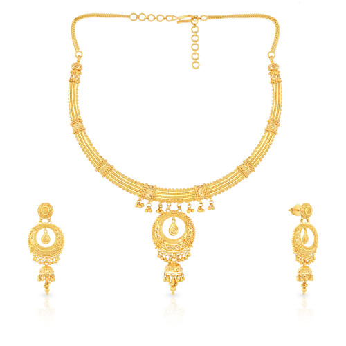 Malabar Gold Necklace Set MHAAAADFFTAG