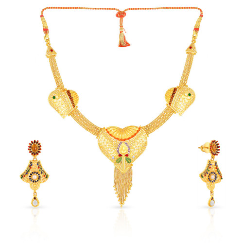 Malabar Gold Necklace Set MHAAAUAPQWV