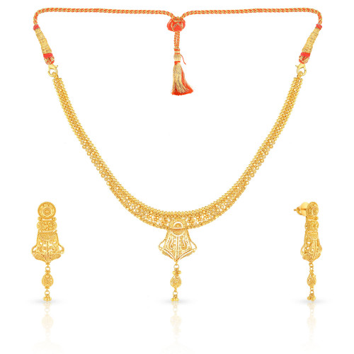 Malabar Gold Necklace Set MHHIWLHINO