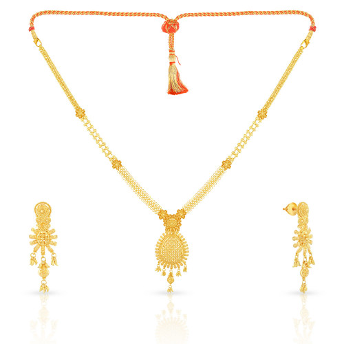 Malabar Gold Necklace Set MHJUUGJUWN