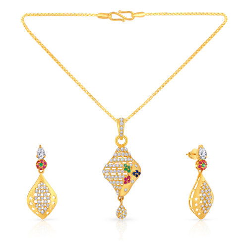 Malabar Gold Pendant Set MHVLOOVLPH