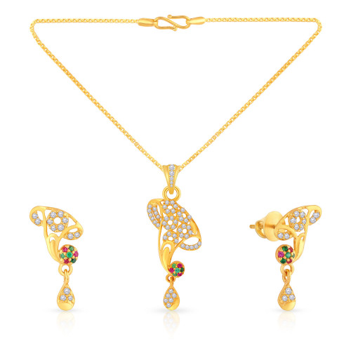 Malabar Gold Pendant Set MHVLPBVLPT