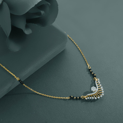 Malabar Gold Semi Long Mangalsutra MSDZL40190