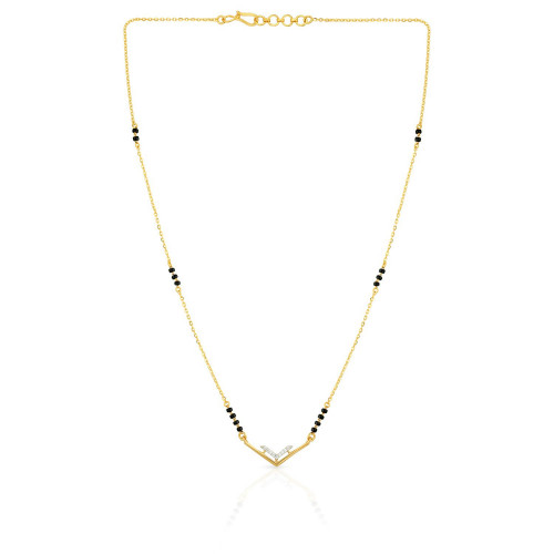 Malabar Gold Semi Long Mangalsutra MSDZL40192