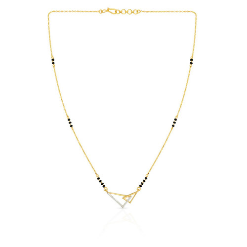 Malabar Gold Semi Long Mangalsutra MSDZL40193