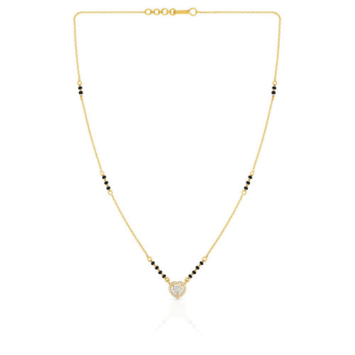 Malabar Gold Semi Long Mangalsutra MSDZL40195