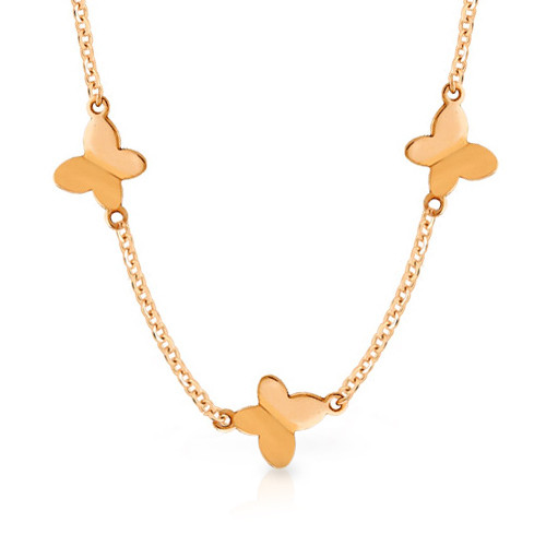 Zoul Gold Semi Long Necklace NEZLDZRUCTY002