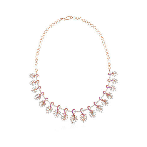 Mine Diamond Necklace NKALM10053