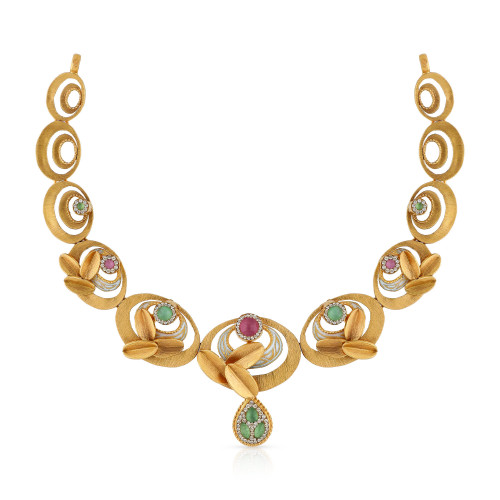 Ethnix Gold Necklace NKANC46195