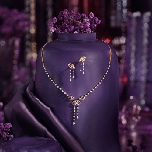 Mine Diamond Necklace Set NSNKDIA11429