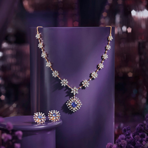 Mine Diamond Necklace Set NSNKDIA11432