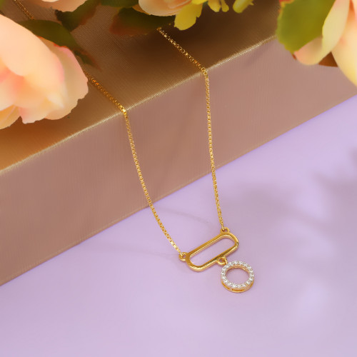 Malabar Gold Semi Long Necklace NKDZL23069