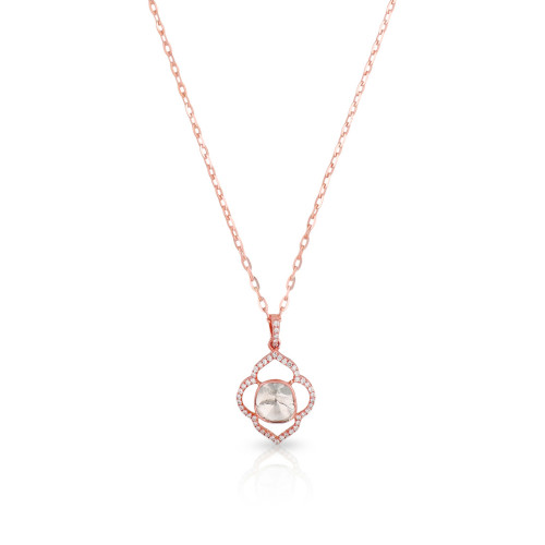 Viraaz Uncut Diamond Necklace NKERFTP11018