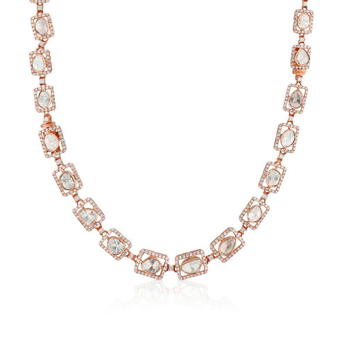 Viraaz Uncut Diamond Necklace NKERFTP11030