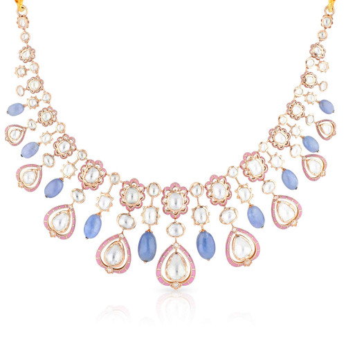 Viraaz Uncut Diamond Necklace NKFTP10050