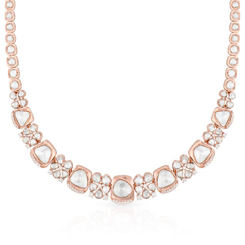 Viraaz Uncut Diamond Necklace NKFTP10124