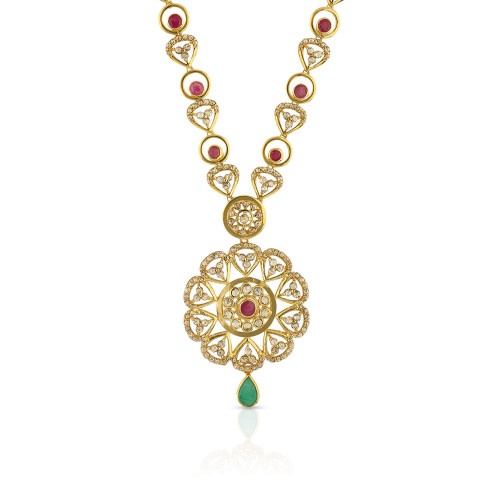 Buy Era Uncut Diamond Necklace NKJUN49278 for Women Online | Malabar ...