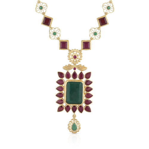 Precia Gemstone Necklace NKJUN49911