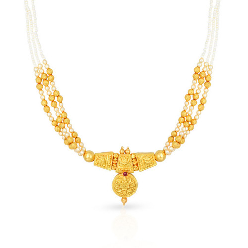 Malabar Gold Semi Long Necklace NKNG014