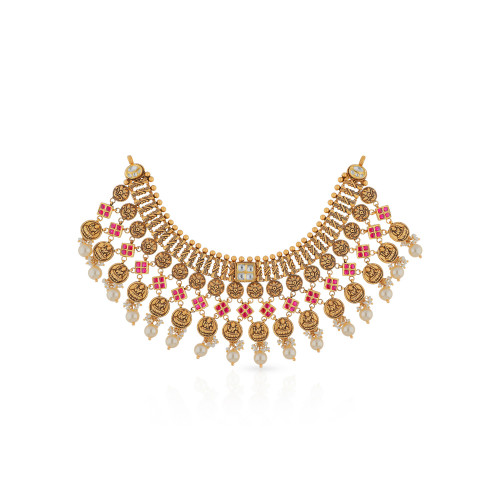 Divine Gold Necklace NKNGS25150