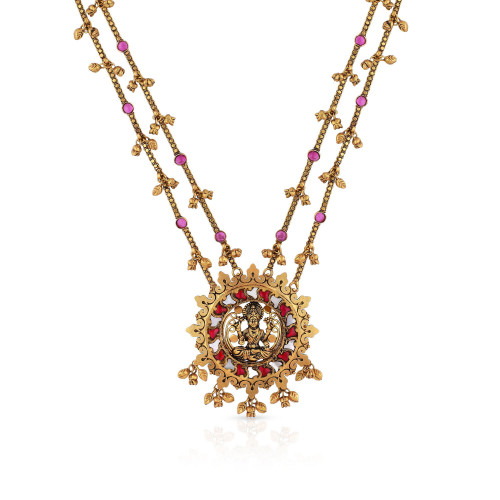 Divine Gold Necklace NKNGS53734