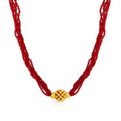 Malabar Gold Semi Long Necklace NKPJTH043