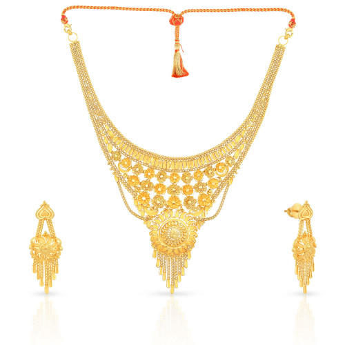 Malabar Gold Necklace Set NKSTMS0030