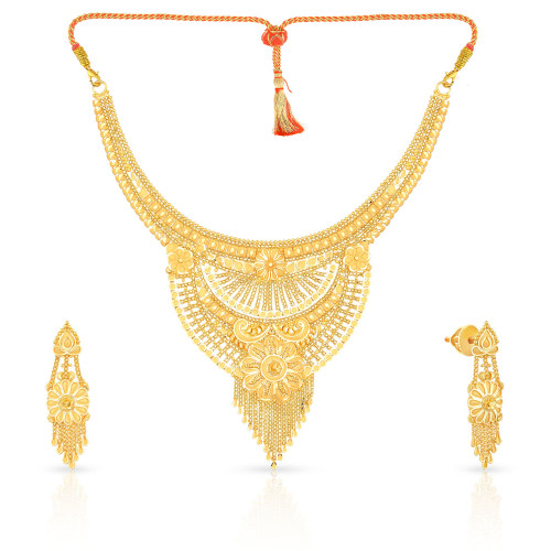 Malabar Gold Necklace Set NKSTMS0032