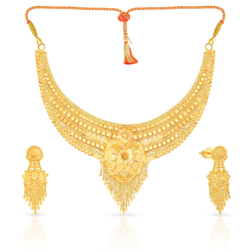Malabar Gold Necklace Set NKSTMS0036