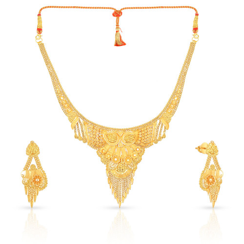 Malabar Gold Necklace Set NKSTMS0038