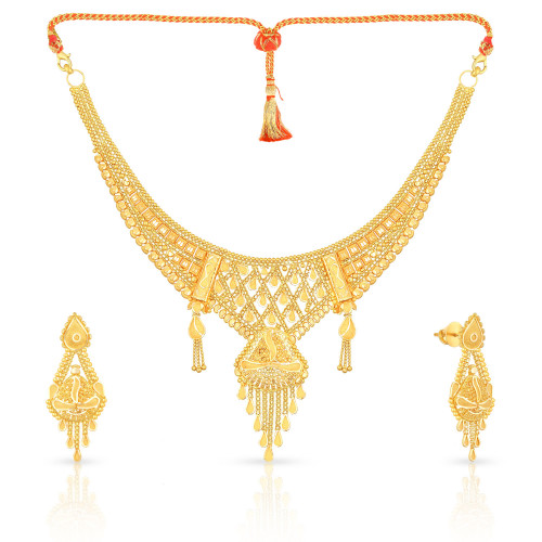 Malabar Gold Necklace Set NKSTMS0039
