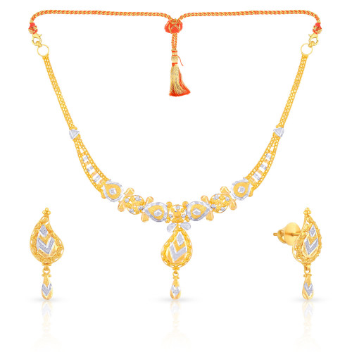 Malabar Gold Necklace Set NKSTMS0051
