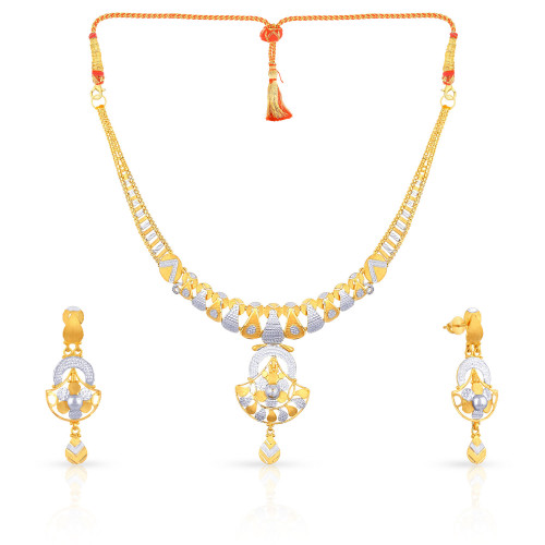 Malabar Gold Necklace Set NKSTMS0058
